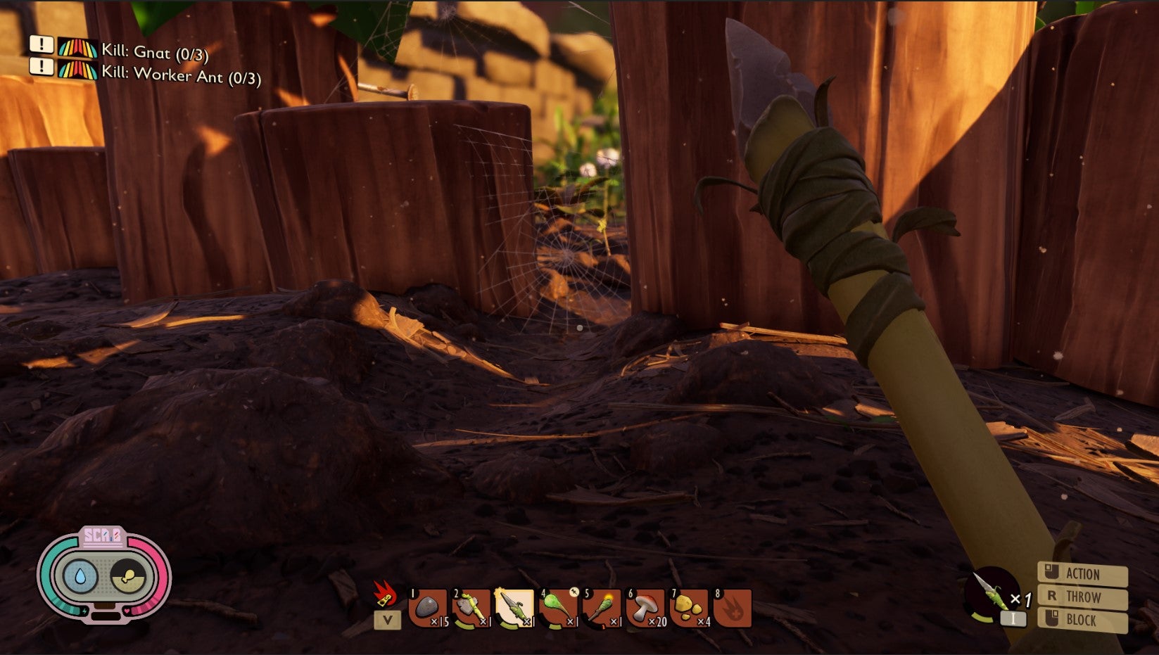 Grounded Level 2 Axe How to get a chopping tool and axes from woven fiber VG247
